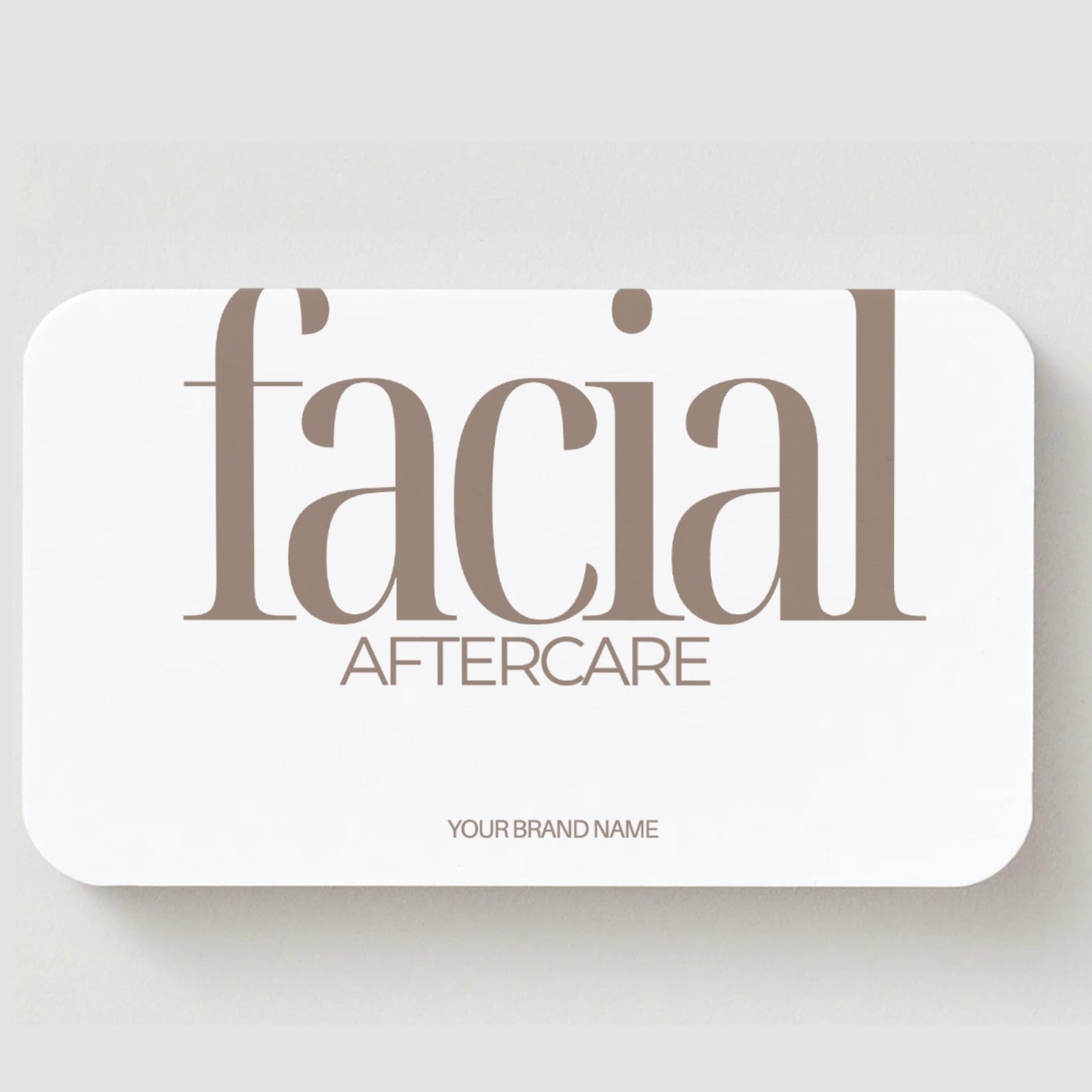 Facial Aftercare Cards | Skincare After Treatment Care Card - preview 3