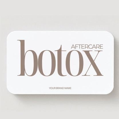 Botox Aftercare Cards | Editable Anti-Wrinkle Care Card - preview 4