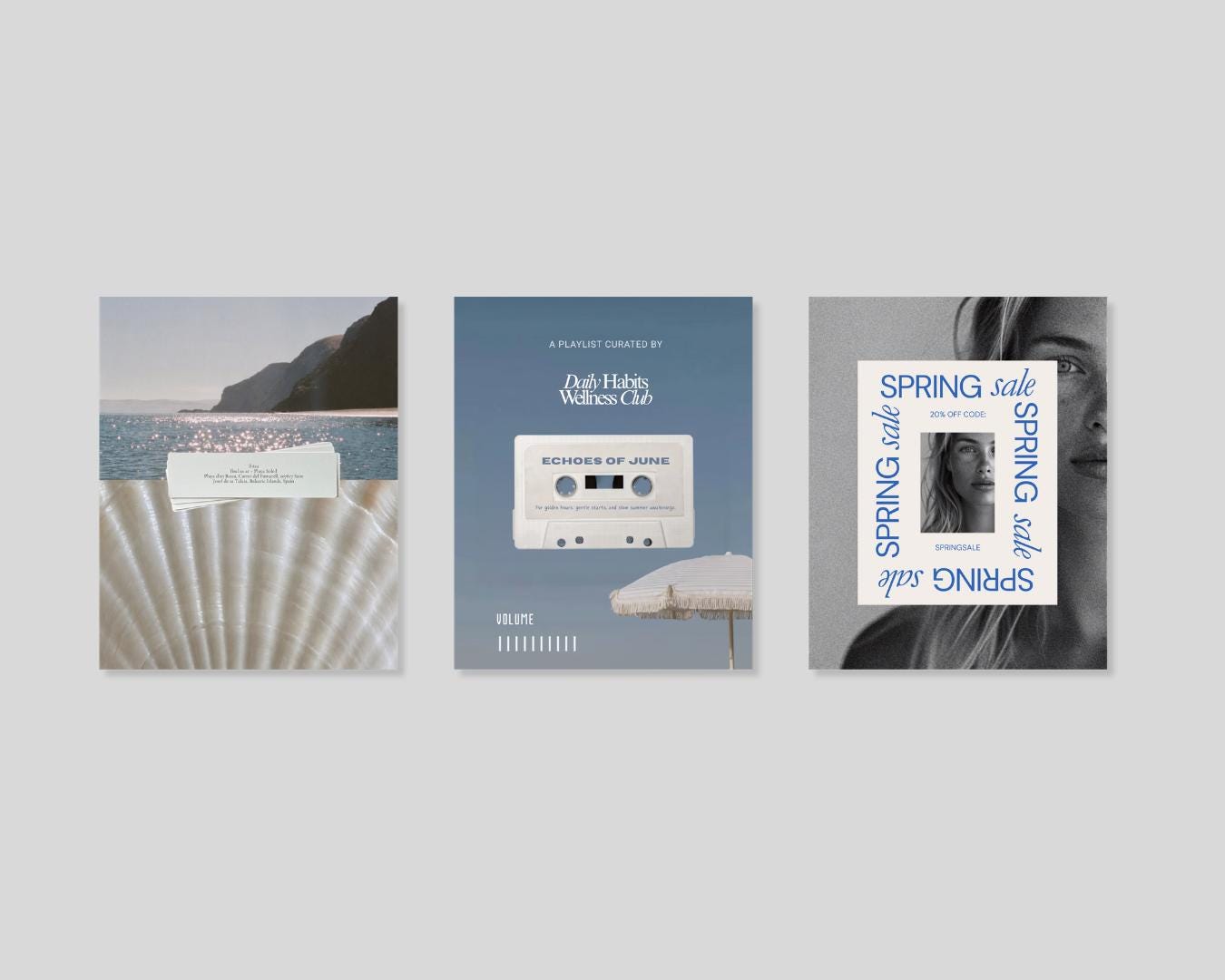 Ocean Vibe Instagram Templates Canva - preview 8