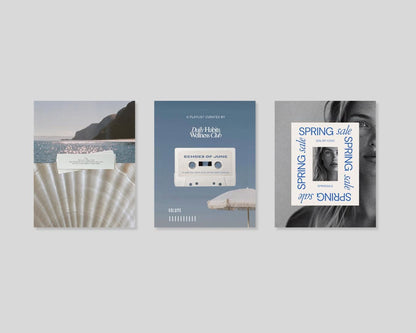 Ocean Vibe Instagram Templates Canva - preview 8