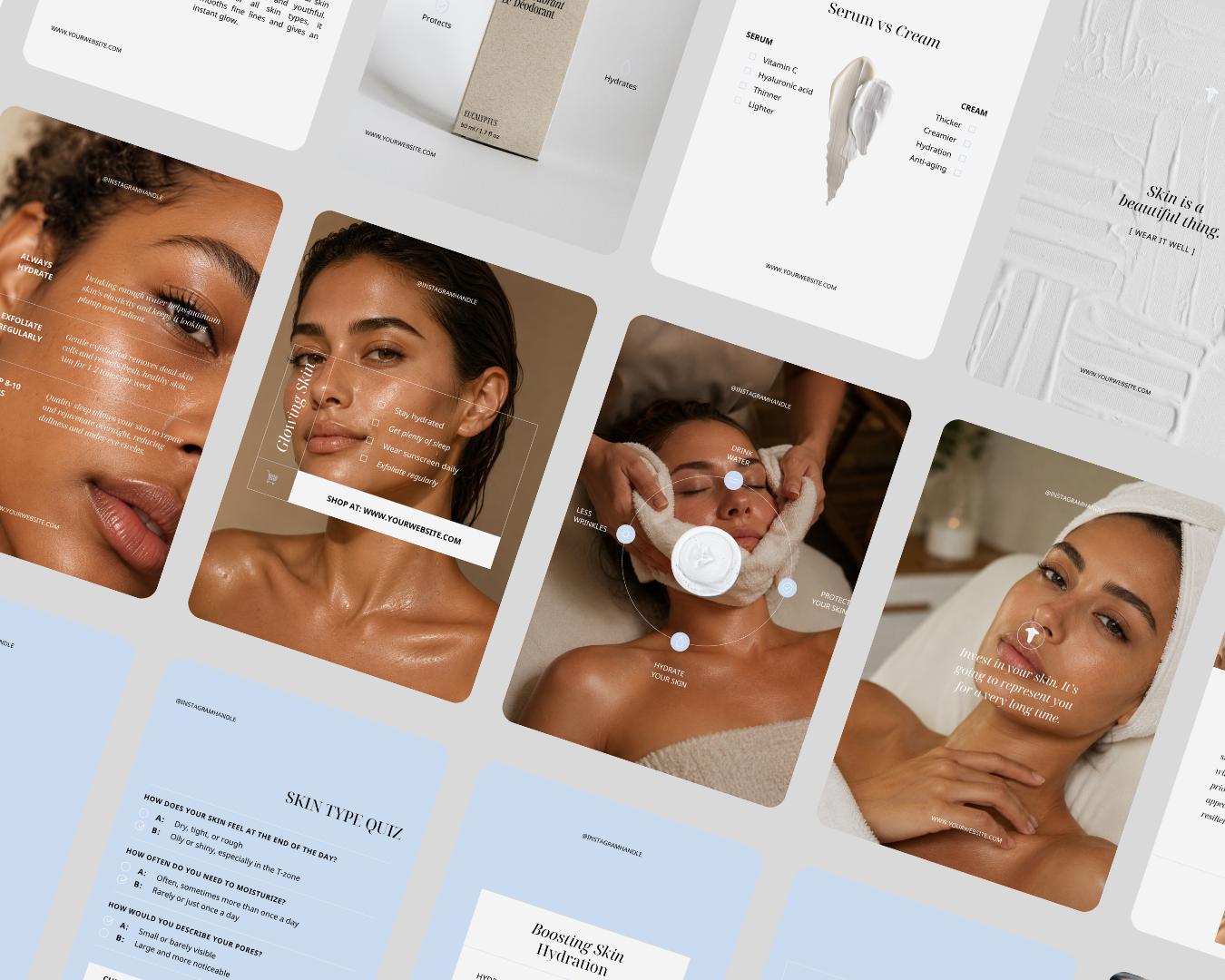 Skincare Instagram Templates - preview 4