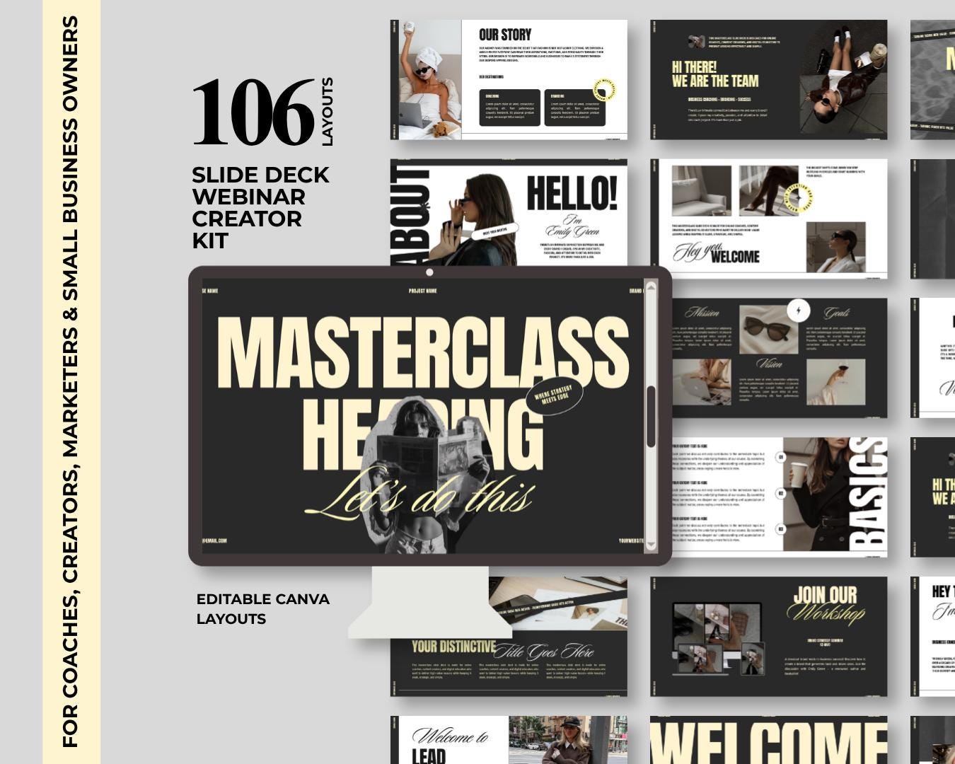 Masterclass Slide Deck Template