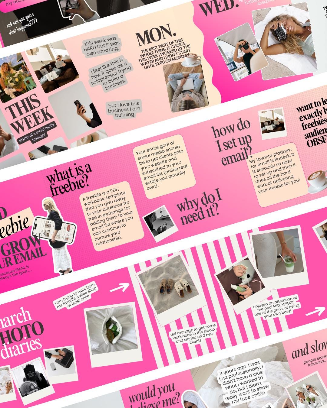 Seamless Instagram Carousel Post Templates - Social Media - preview 9