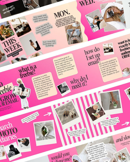 Seamless Instagram Carousel Post Templates - Social Media - preview 9