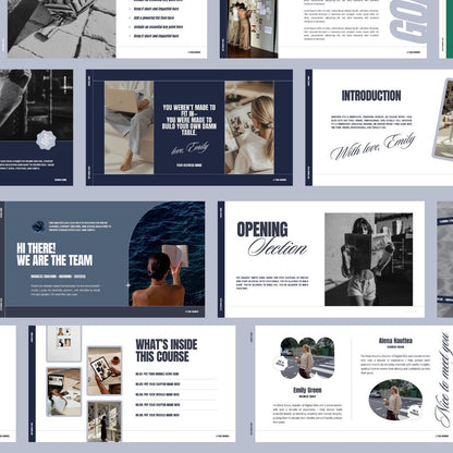 Masterclass Slide Deck Template - preview 3