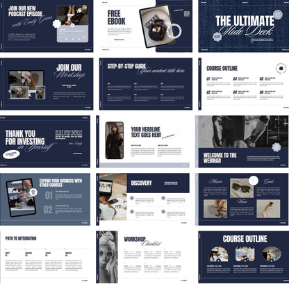 Masterclass Slide Deck Template - preview 5