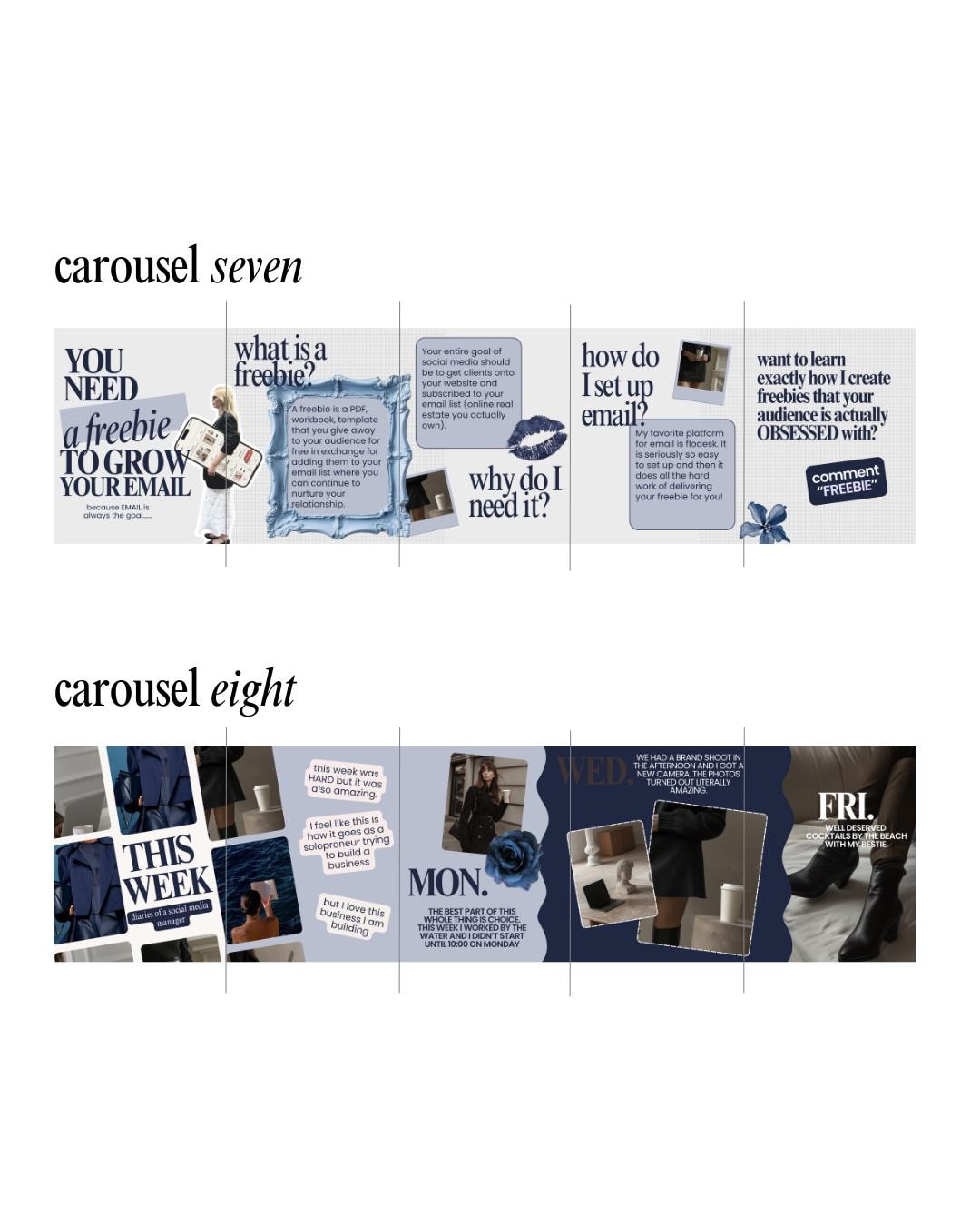 Carousel Templates - Social Media Manager Templates - - preview 6