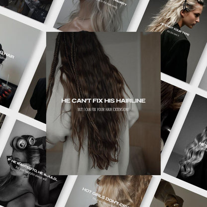 VIRAL Hair Stylist Instagram Templates - preview 3