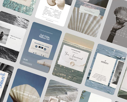 Ocean Vibe Instagram Templates Canva