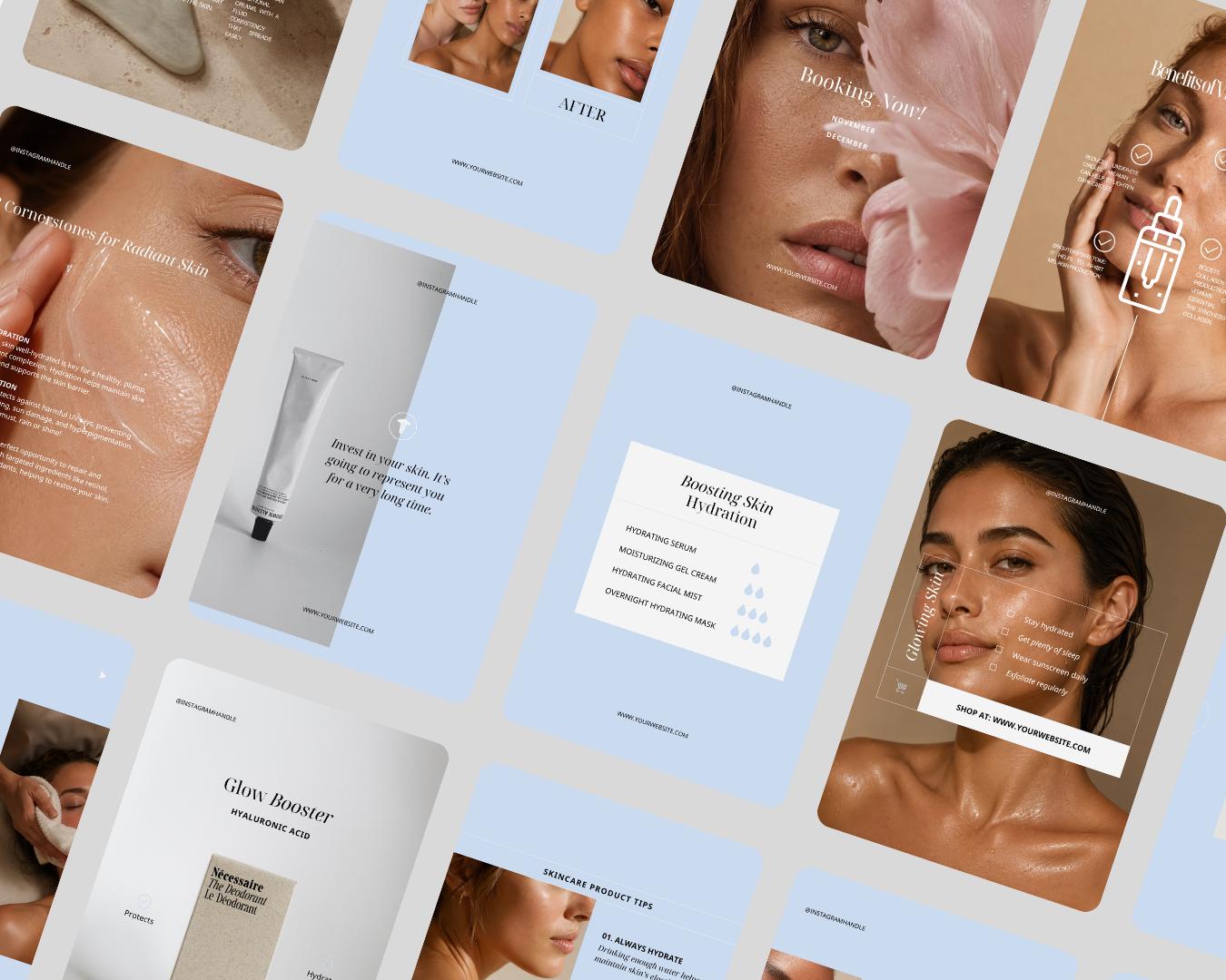 Skincare Instagram Templates - preview 3
