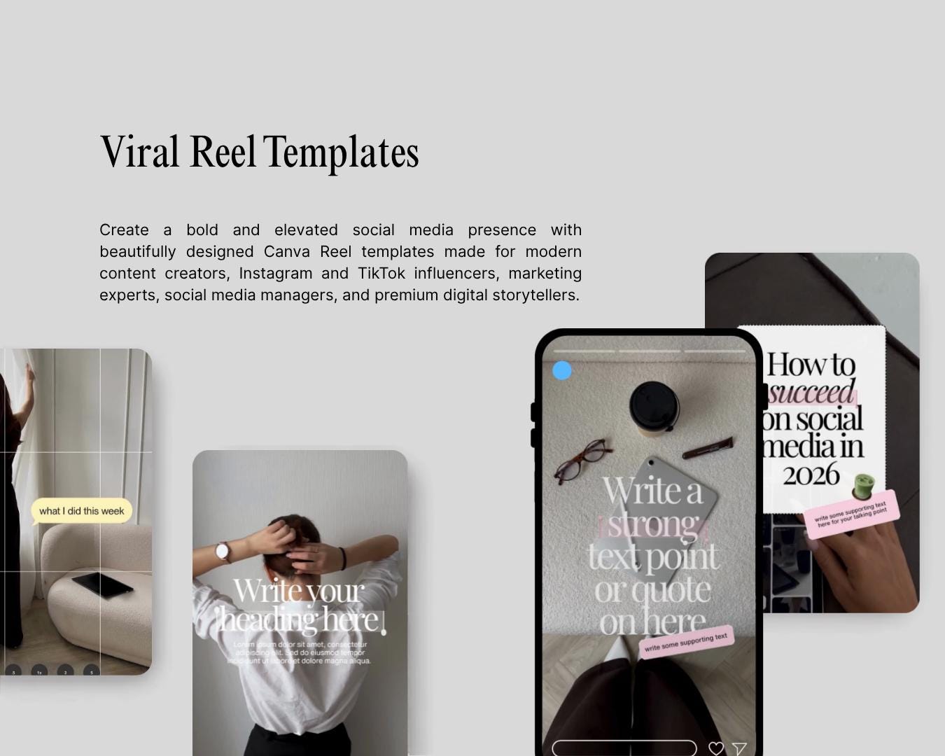 Viral Reel Templates for Social Media Manager - preview 4