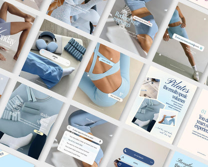 Pilates Instagram Templates - preview 2